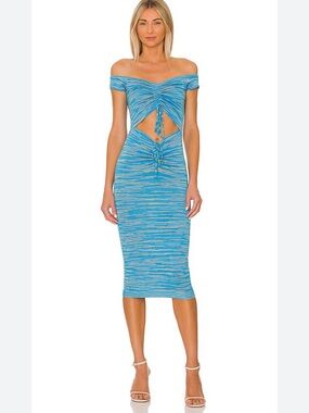 Lovers friends Ruched Front Maxi Dress